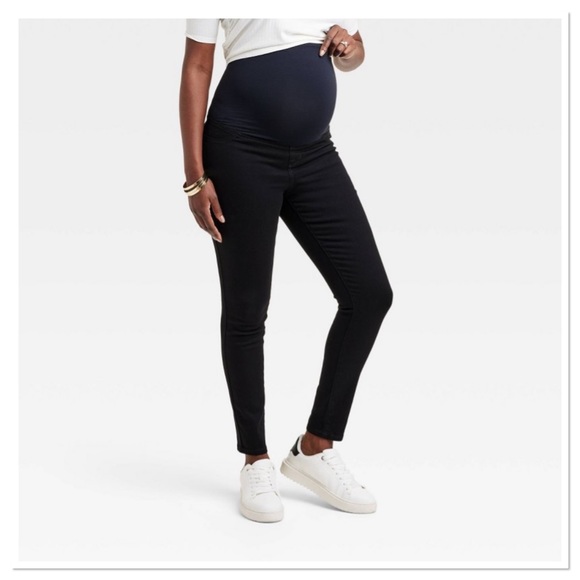 Ingrid & Isabel High-Rise Over Belly Skinny Maternity Pants NWT - Picture 2 of 7